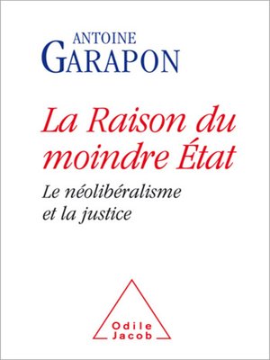 cover image of La Raison du moindre État